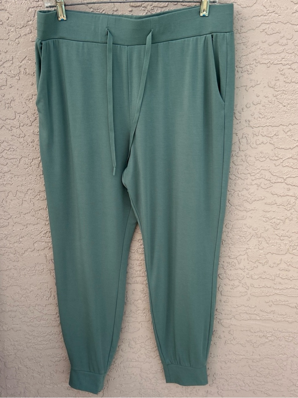 Cozy Earth Bamboo Premium Moss Green Stretch Jogger Pajama Lounge Pants Size L